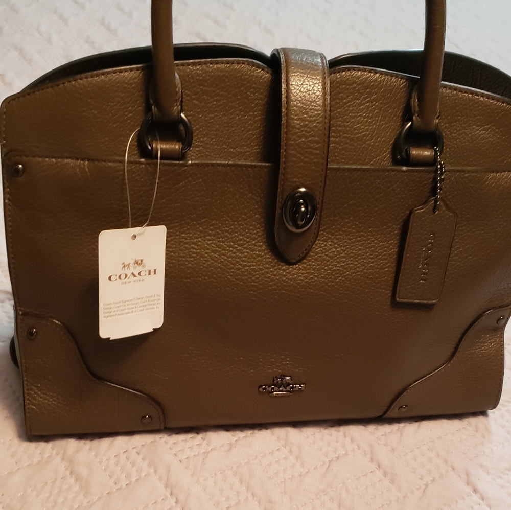 NWT'S Coach Mercer Leather Satchel